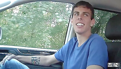 Big ass blonde gets fucked by a dildo support